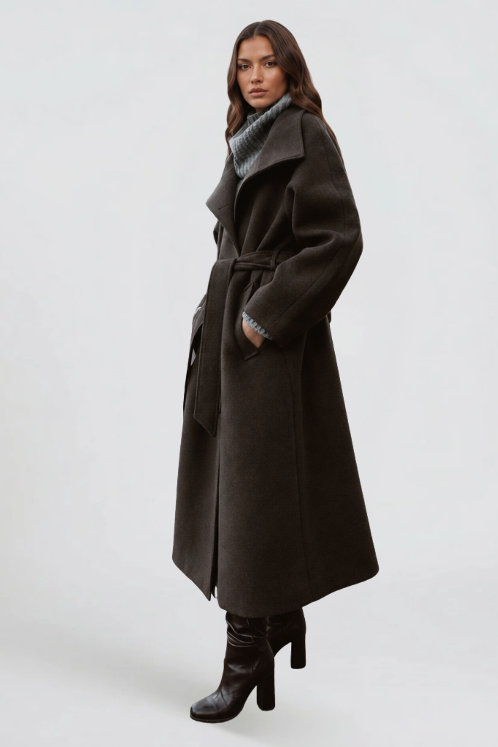 Adriana Belted Coat
