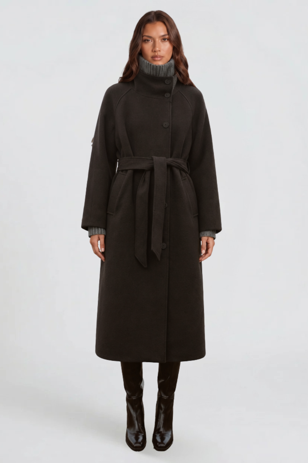Adriana Belted Coat