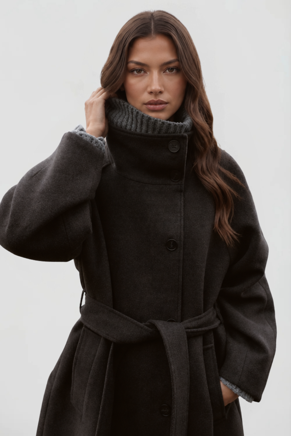 Adriana Belted Coat