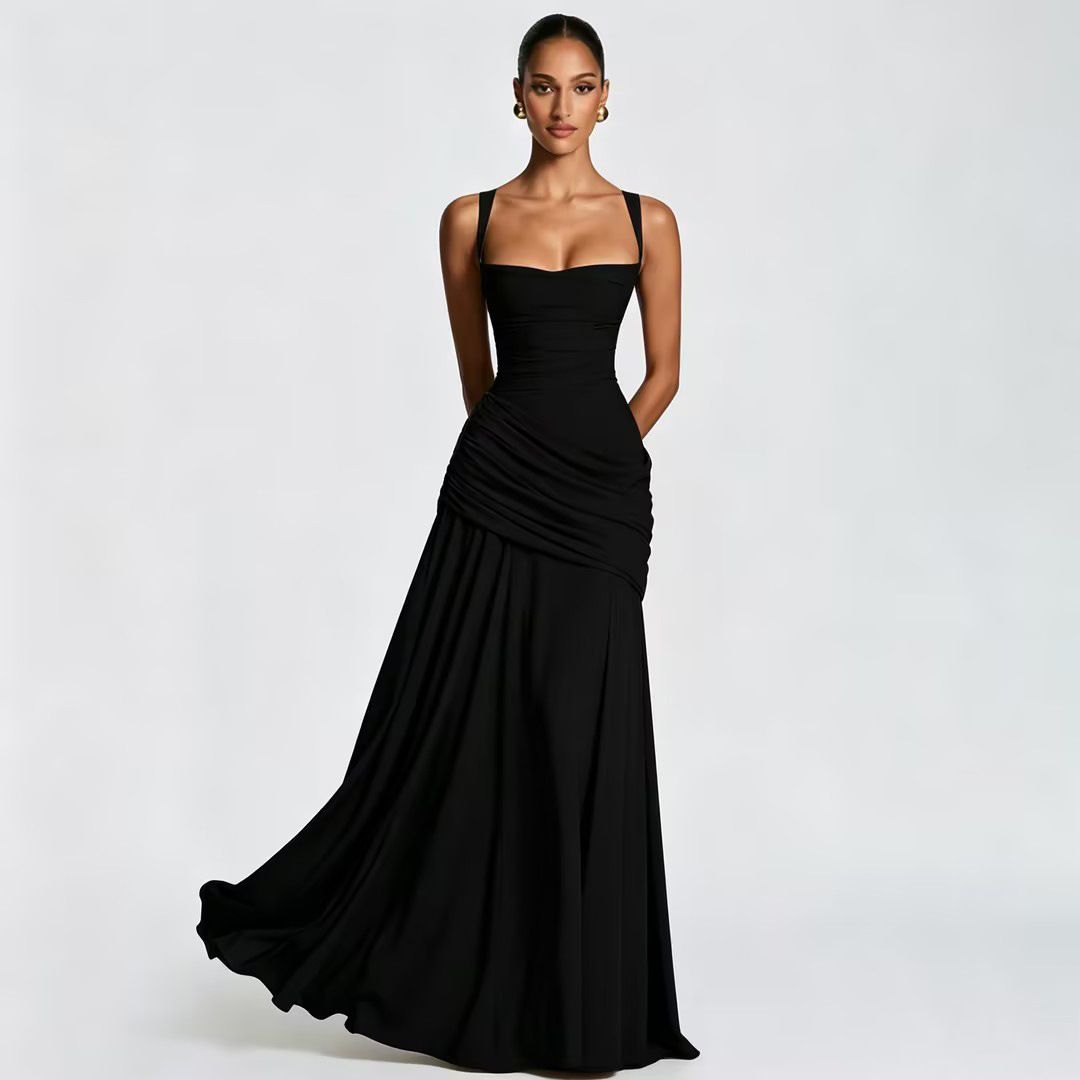 Charlotte Ruched Maxi Dress